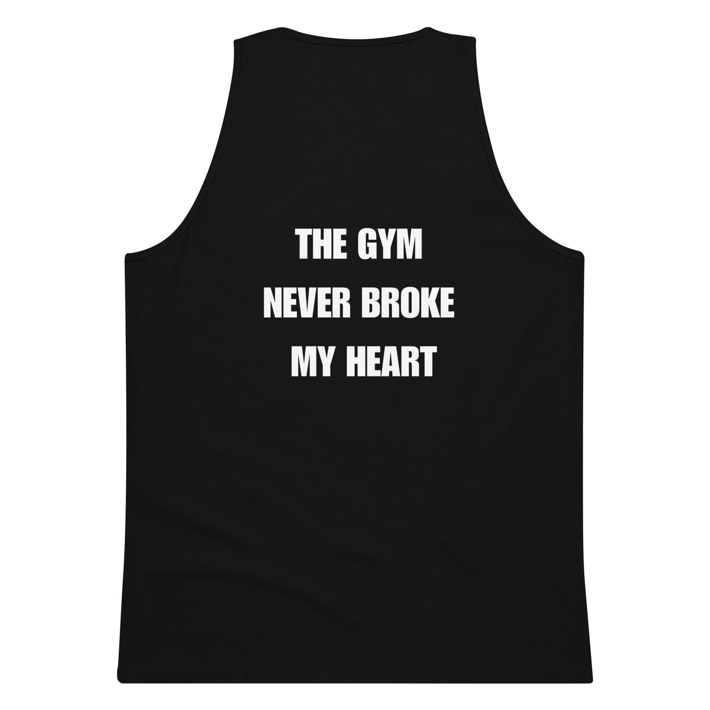 Swole Union™ The Gym Never Broke My Heart Men’s premium tank top