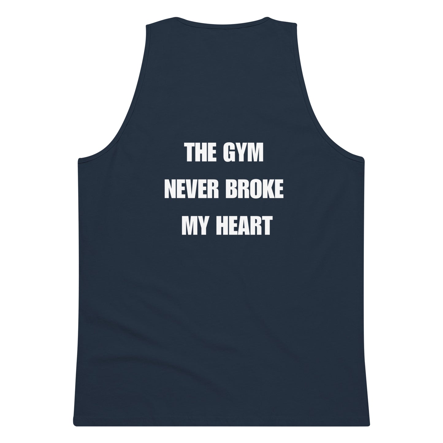 Swole Union™ The Gym Never Broke My Heart Men’s premium tank top