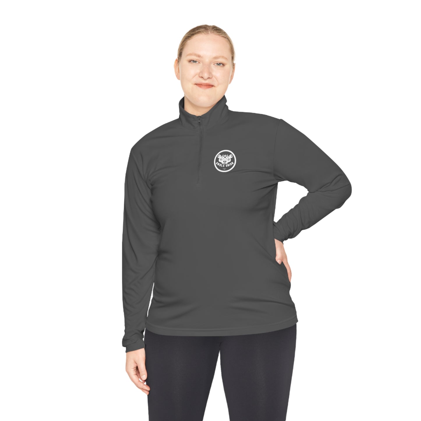 Swole Union™ Unisex Quarter-Zip Pullover