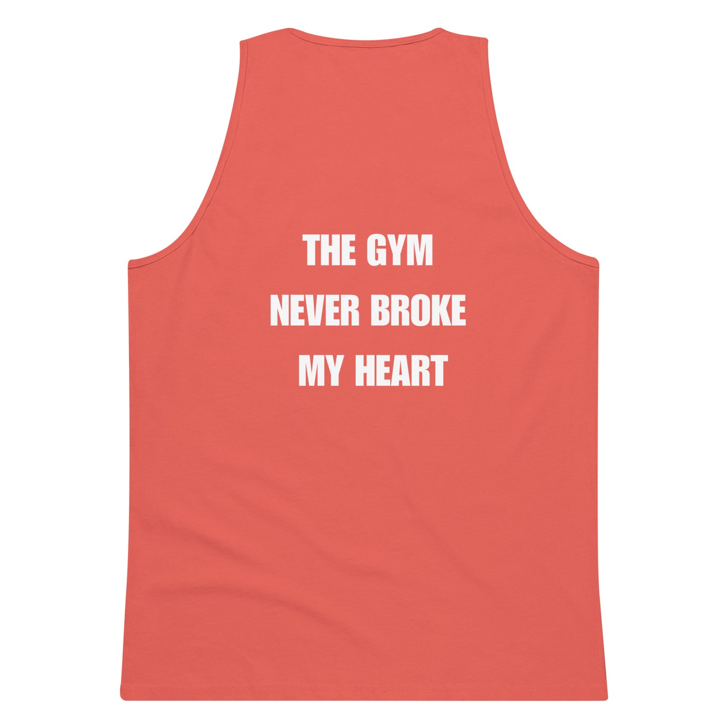 Swole Union™ The Gym Never Broke My Heart Men’s premium tank top