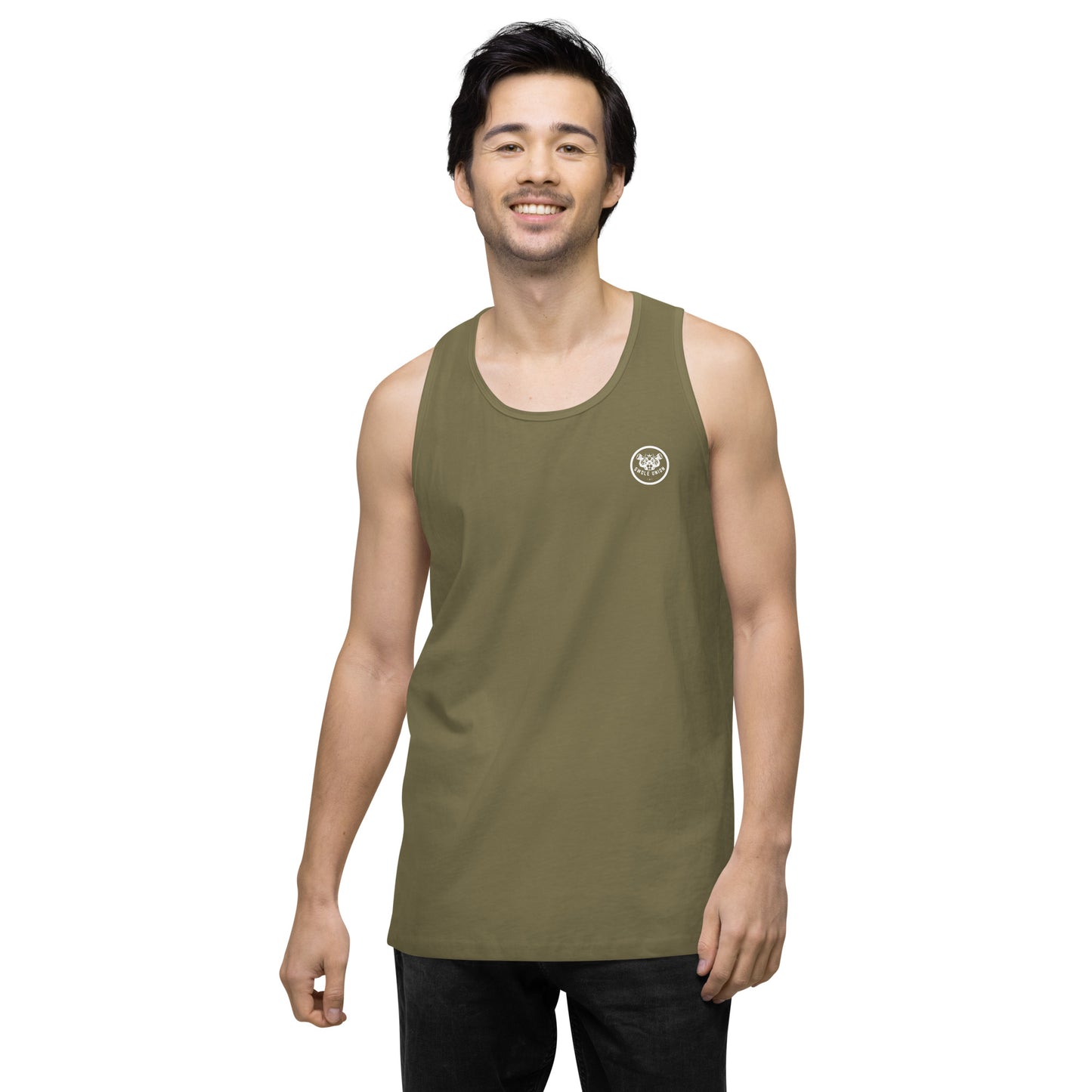 Swole Union™ The Gym Never Broke My Heart Men’s premium tank top