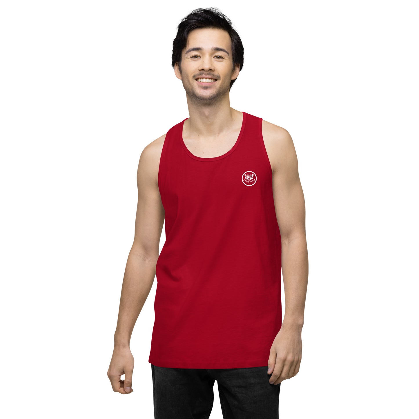 Swole Union™ The Gym Never Broke My Heart Men’s premium tank top